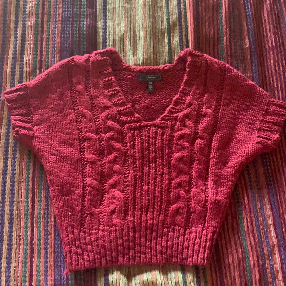 Jessica Simpson Cropped Sweater